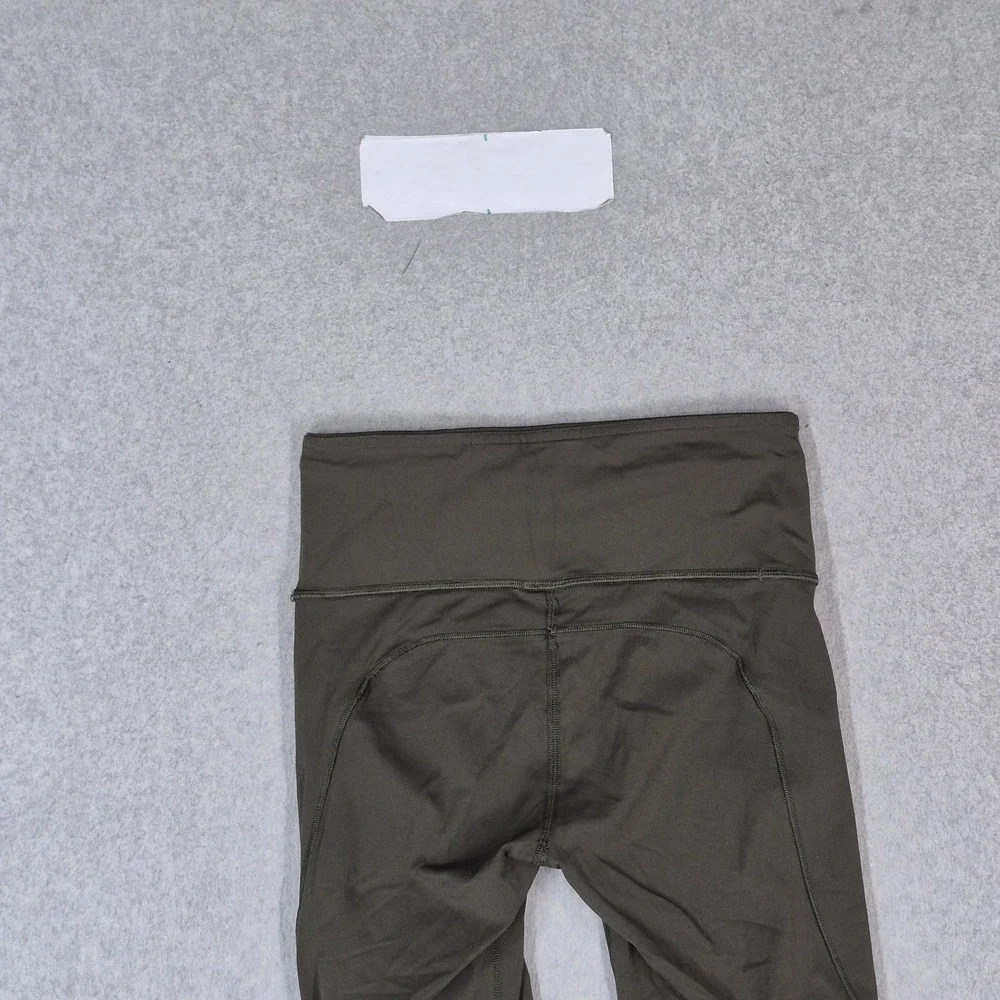 Lululemon Activewear Pants 4 Dark Green Yoga Legging Fast Free